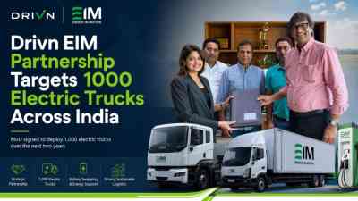 Drivn EIM Partnership Targets 1000 Electric Trucks Across India